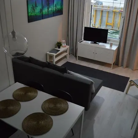 아파트 Aurora Haven Modern Dt -self Check-in & Free Wifi- 로바니에미